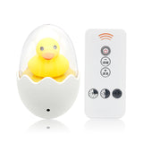 LED Night Light Yellow Duck Lamp With Remote