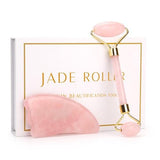 Anti-Aging Rose Gold Jade Roller - Curated Gifts